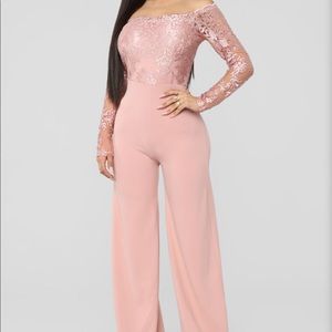 Rose gold jumpsuit 💕